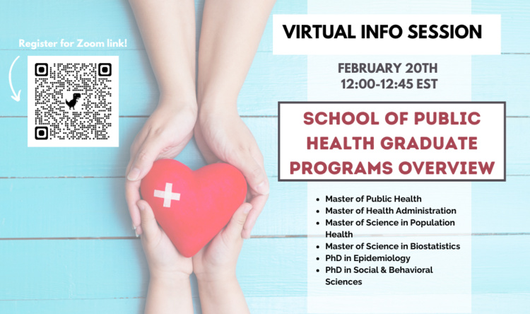 Graduate Programs Overview School of Public Health