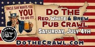 Do The Red, White, & Brew Pub Crawl in Morgantown!