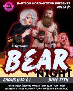 Bear Night June 27th