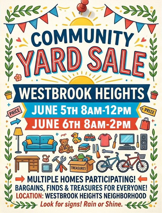 Community Yard Sale | Westbrook Heights