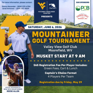 WVU Alumni Association – Potomac Highlands Chapter Mountaineer Golf Tournament