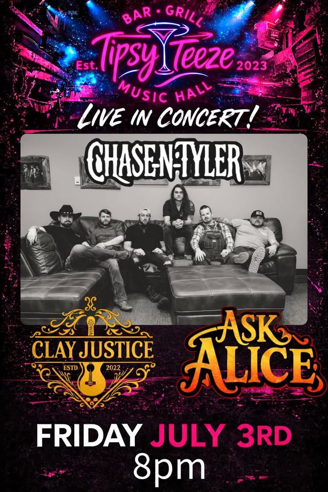 Chase-N-Tyler LIVE @ Tipsy Teeze w/ Clay Justice and Ask Alice supporting